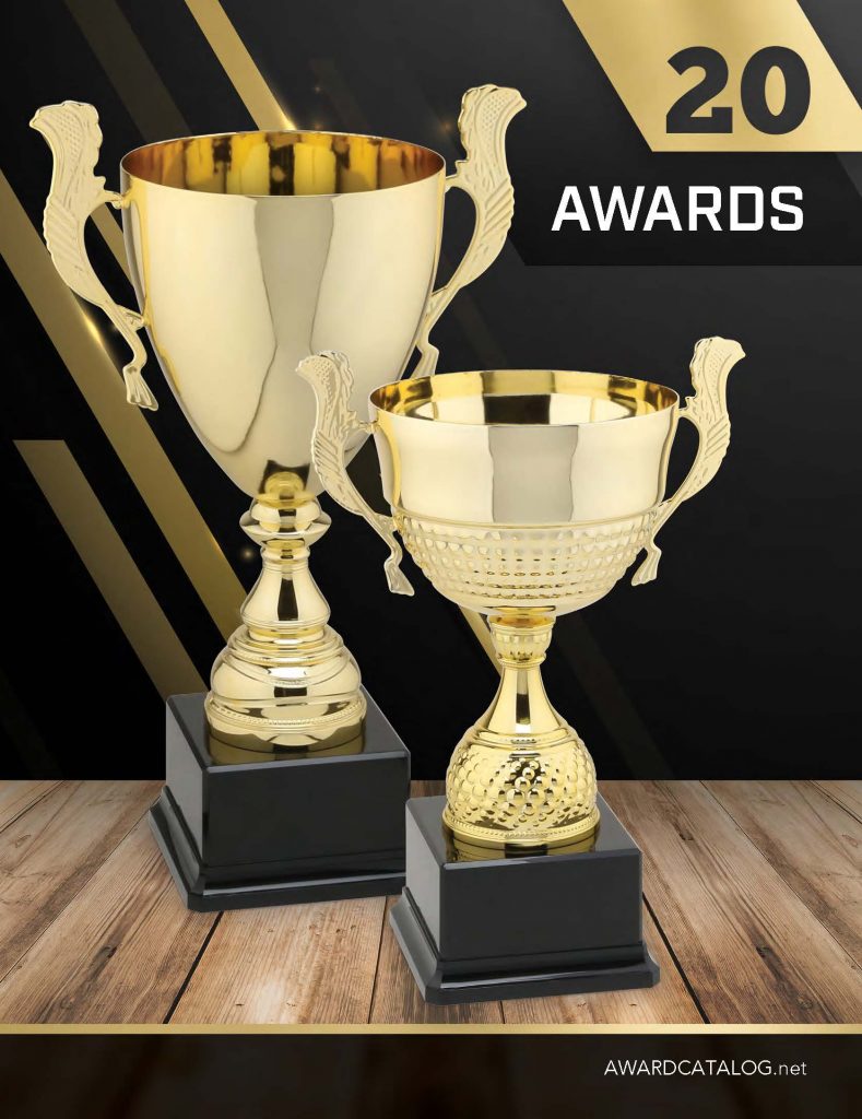 Furczon Awards Large Trophy Cup Award Free Custom Engraving.